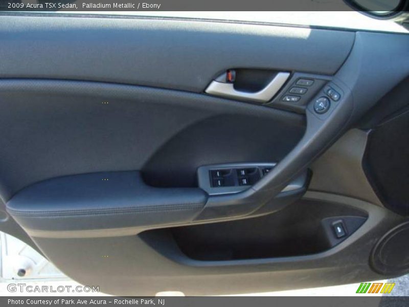 Palladium Metallic / Ebony 2009 Acura TSX Sedan