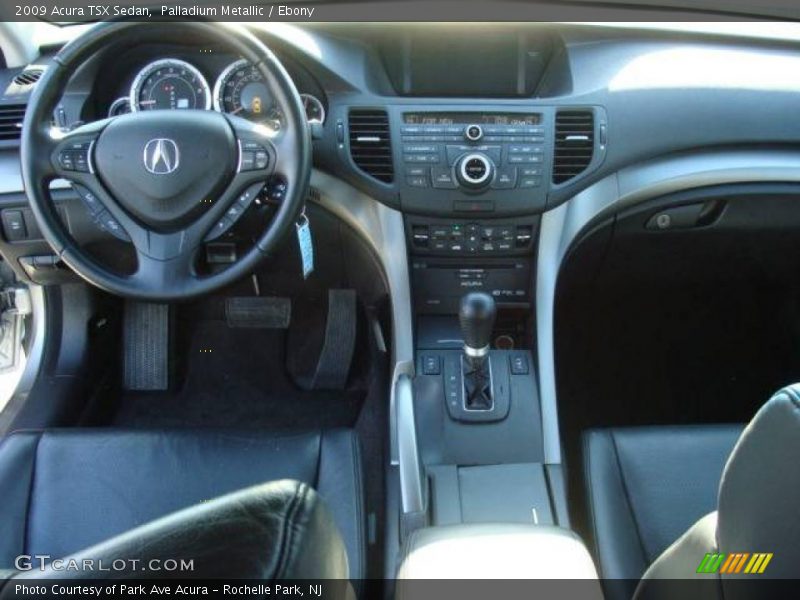 Palladium Metallic / Ebony 2009 Acura TSX Sedan