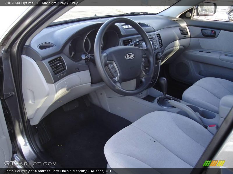 Midnight Gray / Gray 2009 Kia Optima LX