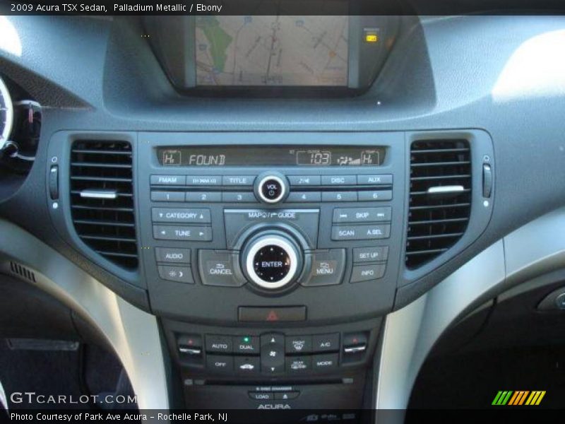 Palladium Metallic / Ebony 2009 Acura TSX Sedan