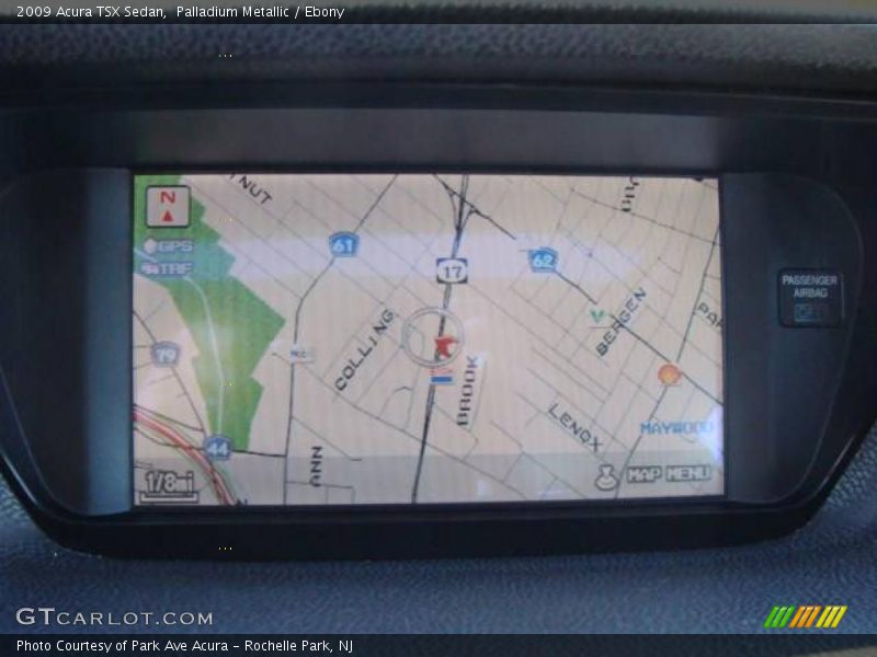 Palladium Metallic / Ebony 2009 Acura TSX Sedan