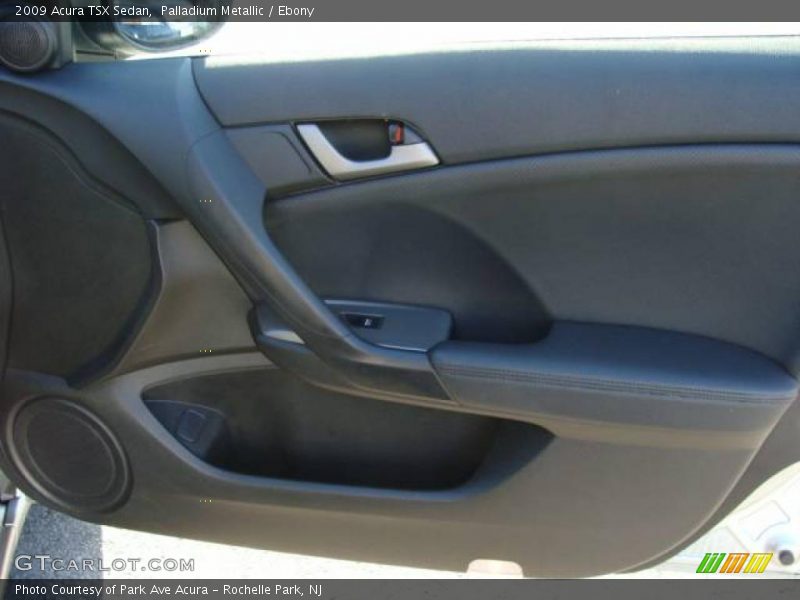 Palladium Metallic / Ebony 2009 Acura TSX Sedan