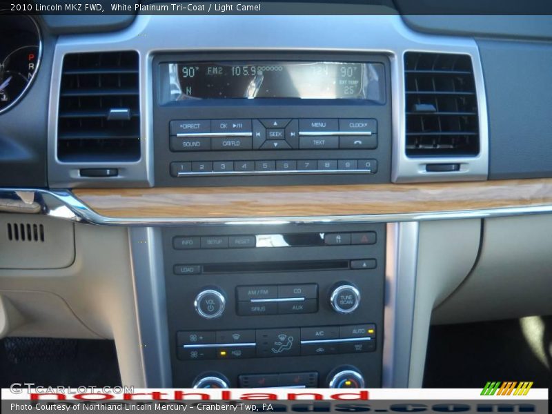 White Platinum Tri-Coat / Light Camel 2010 Lincoln MKZ FWD