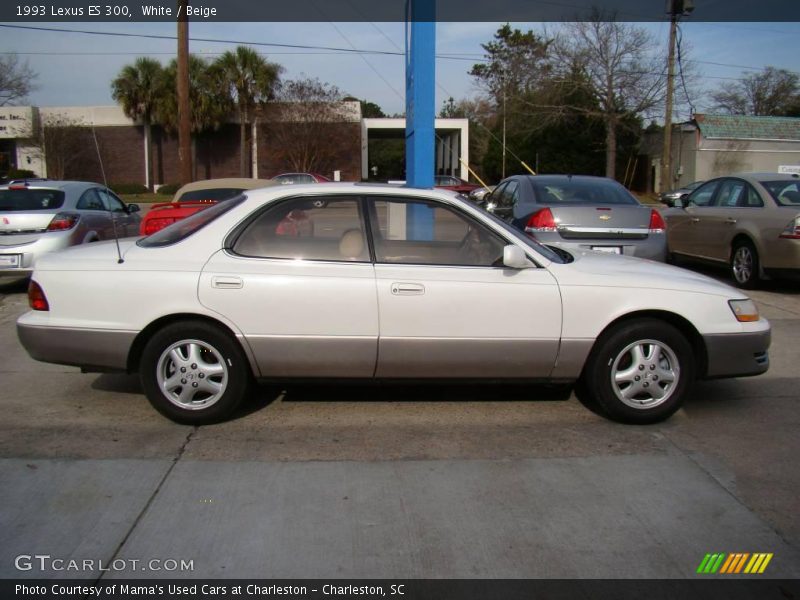 White / Beige 1993 Lexus ES 300
