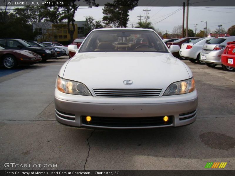 White / Beige 1993 Lexus ES 300