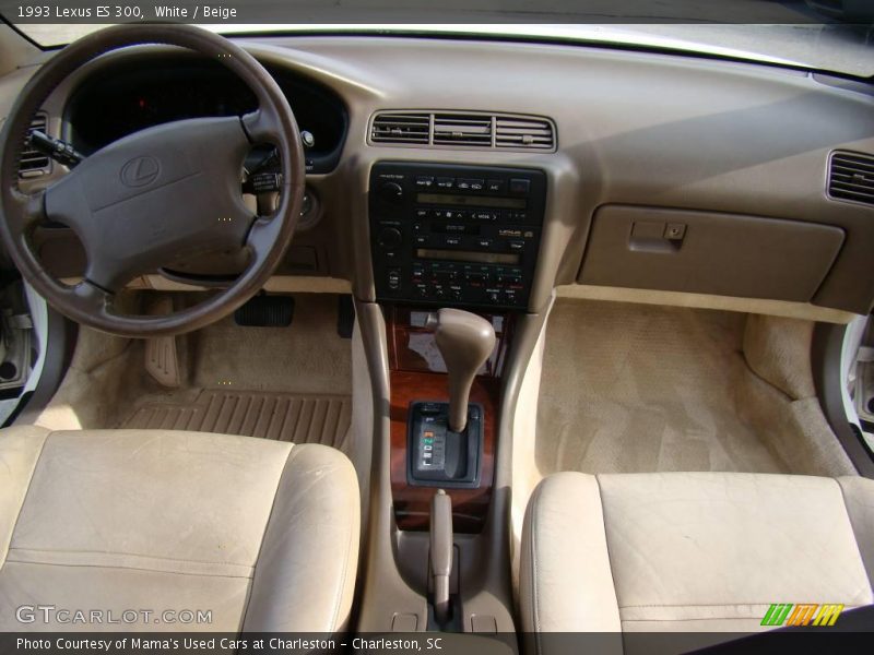 White / Beige 1993 Lexus ES 300
