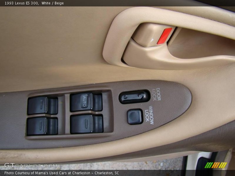 White / Beige 1993 Lexus ES 300