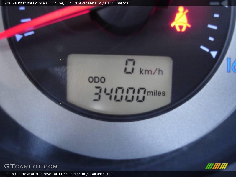 Liquid Silver Metallic / Dark Charcoal 2006 Mitsubishi Eclipse GT Coupe