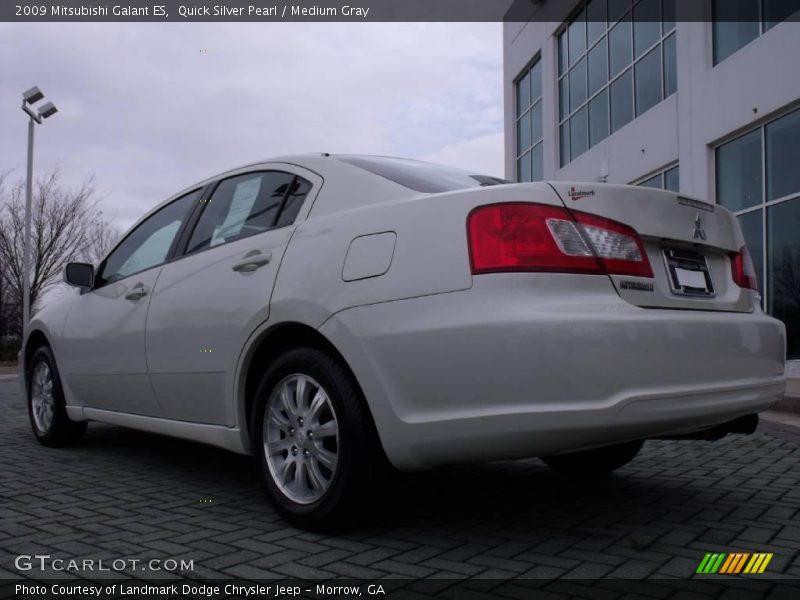 Quick Silver Pearl / Medium Gray 2009 Mitsubishi Galant ES