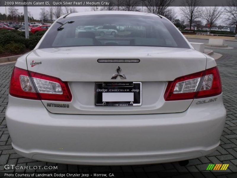 Quick Silver Pearl / Medium Gray 2009 Mitsubishi Galant ES