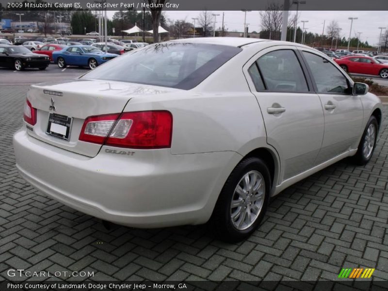 Quick Silver Pearl / Medium Gray 2009 Mitsubishi Galant ES