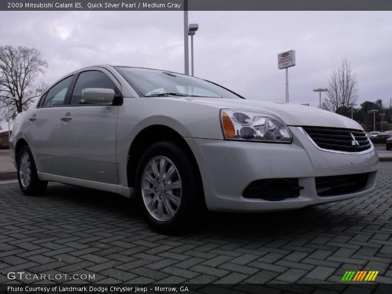 Quick Silver Pearl / Medium Gray 2009 Mitsubishi Galant ES