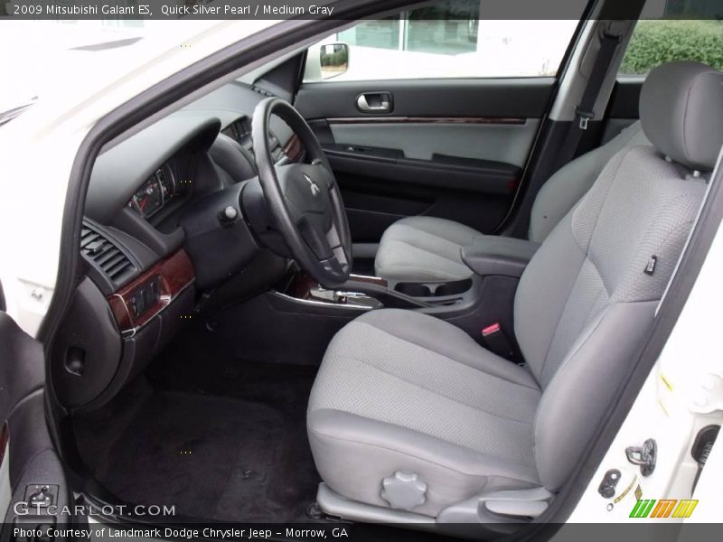 Quick Silver Pearl / Medium Gray 2009 Mitsubishi Galant ES