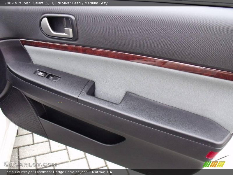 Quick Silver Pearl / Medium Gray 2009 Mitsubishi Galant ES