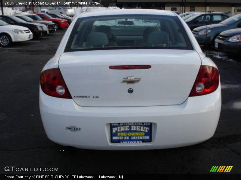 Summit White / Gray 2006 Chevrolet Cobalt LS Sedan