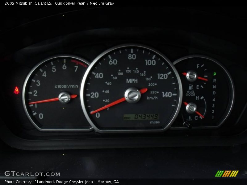 Quick Silver Pearl / Medium Gray 2009 Mitsubishi Galant ES