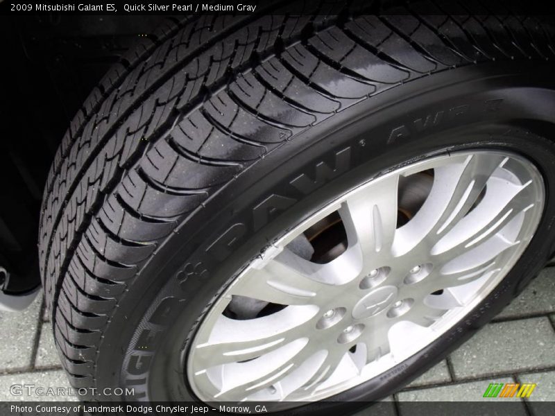 Quick Silver Pearl / Medium Gray 2009 Mitsubishi Galant ES