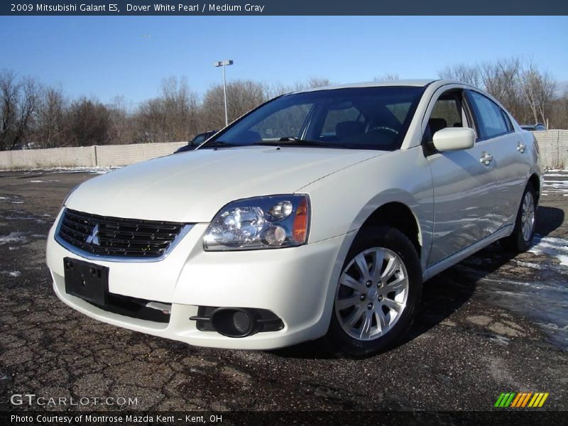 Dover White Pearl / Medium Gray 2009 Mitsubishi Galant ES