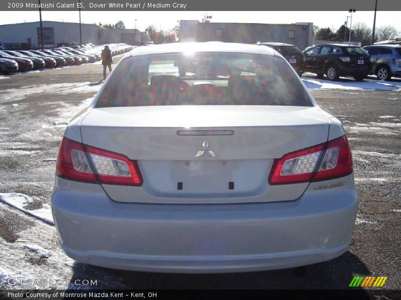 Dover White Pearl / Medium Gray 2009 Mitsubishi Galant ES