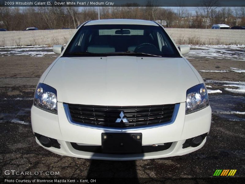 Dover White Pearl / Medium Gray 2009 Mitsubishi Galant ES