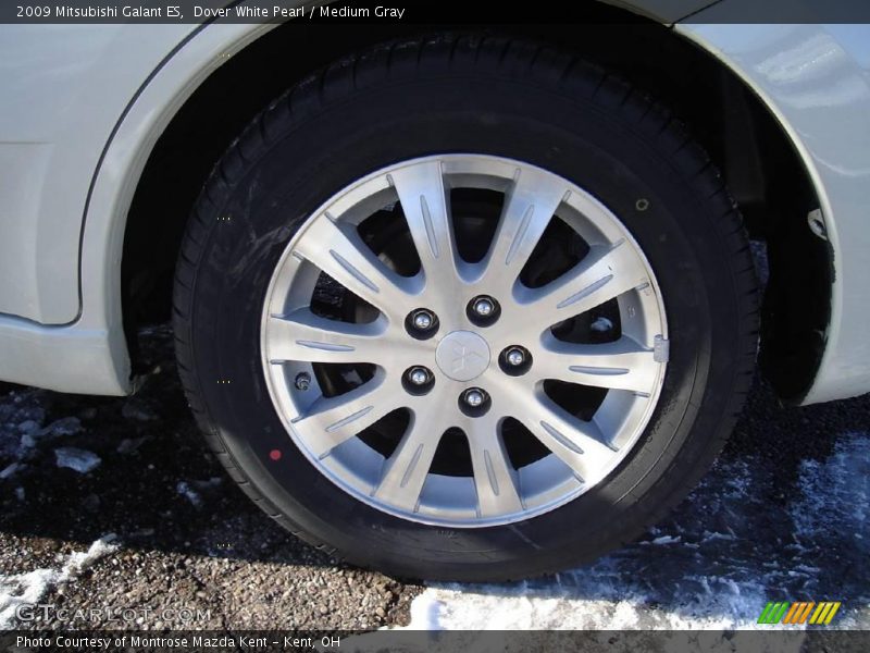 Dover White Pearl / Medium Gray 2009 Mitsubishi Galant ES