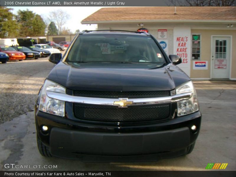 Black Amethyst Metallic / Light Gray 2006 Chevrolet Equinox LT AWD