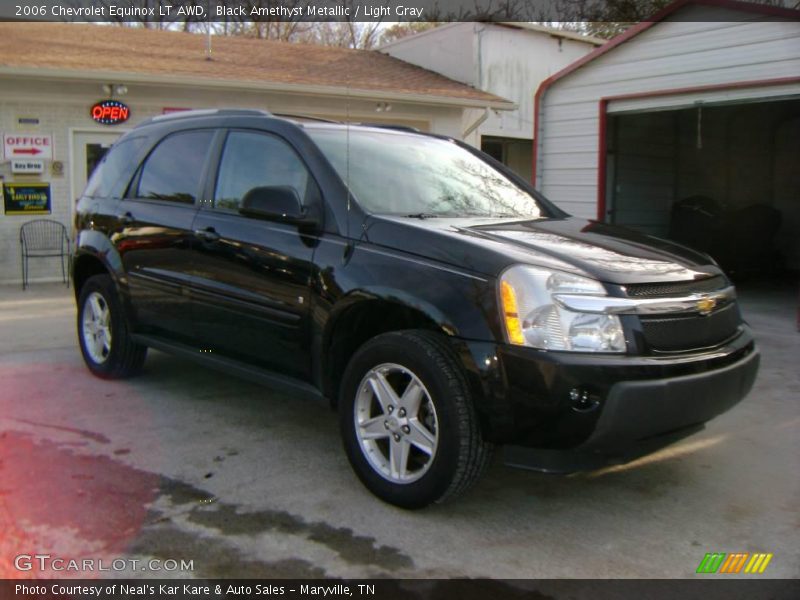 Black Amethyst Metallic / Light Gray 2006 Chevrolet Equinox LT AWD