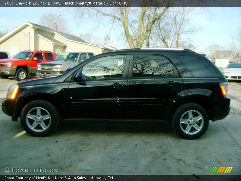 Black Amethyst Metallic / Light Gray 2006 Chevrolet Equinox LT AWD