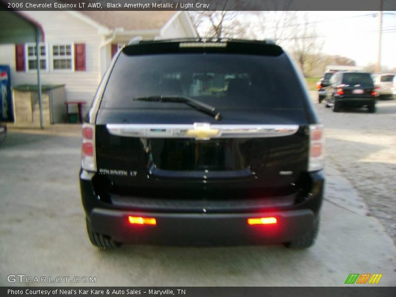 Black Amethyst Metallic / Light Gray 2006 Chevrolet Equinox LT AWD