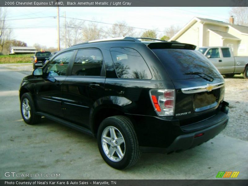 Black Amethyst Metallic / Light Gray 2006 Chevrolet Equinox LT AWD