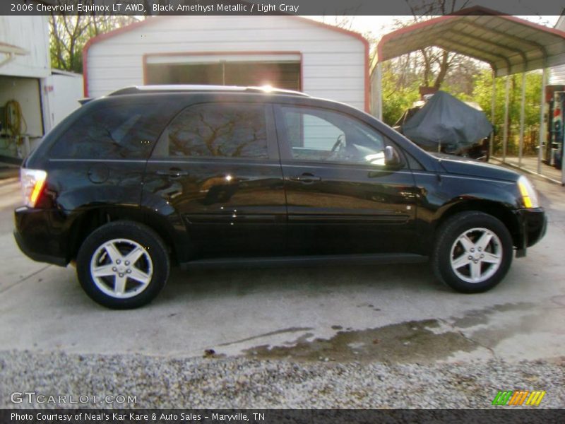 Black Amethyst Metallic / Light Gray 2006 Chevrolet Equinox LT AWD