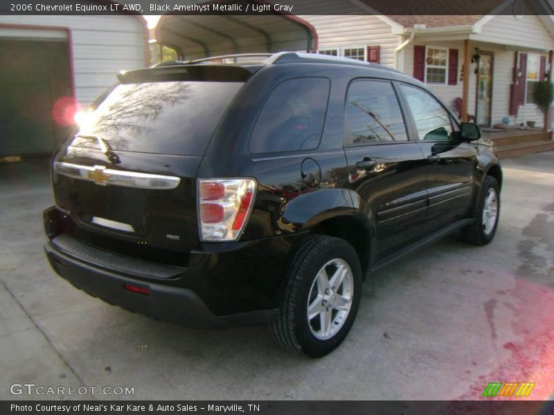 Black Amethyst Metallic / Light Gray 2006 Chevrolet Equinox LT AWD