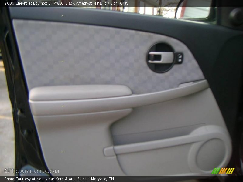 Black Amethyst Metallic / Light Gray 2006 Chevrolet Equinox LT AWD