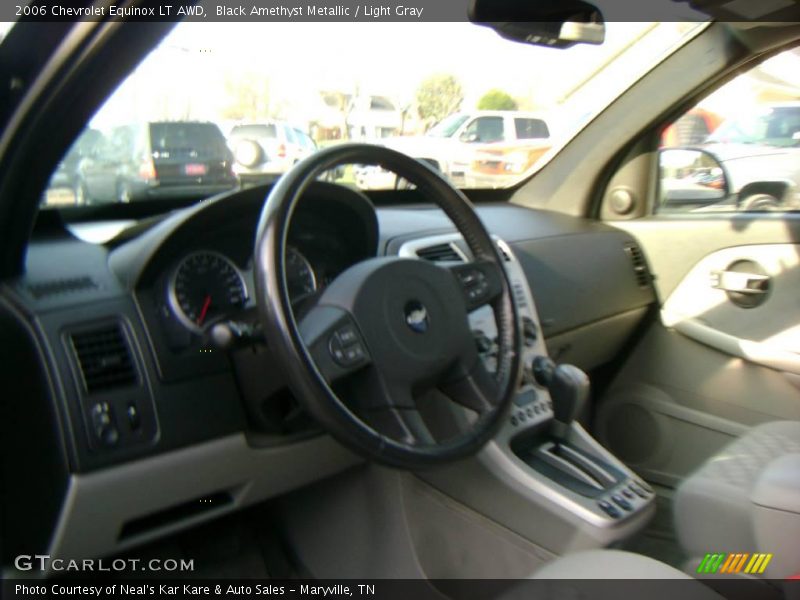 Black Amethyst Metallic / Light Gray 2006 Chevrolet Equinox LT AWD