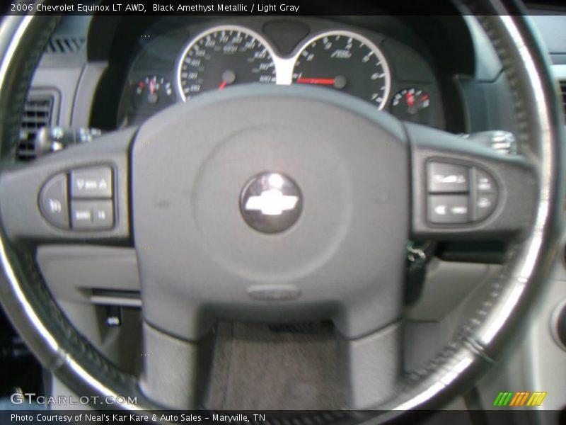 Black Amethyst Metallic / Light Gray 2006 Chevrolet Equinox LT AWD