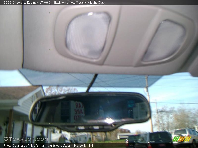 Black Amethyst Metallic / Light Gray 2006 Chevrolet Equinox LT AWD