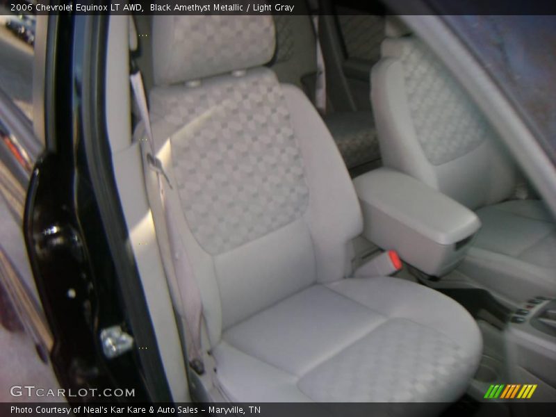 Black Amethyst Metallic / Light Gray 2006 Chevrolet Equinox LT AWD