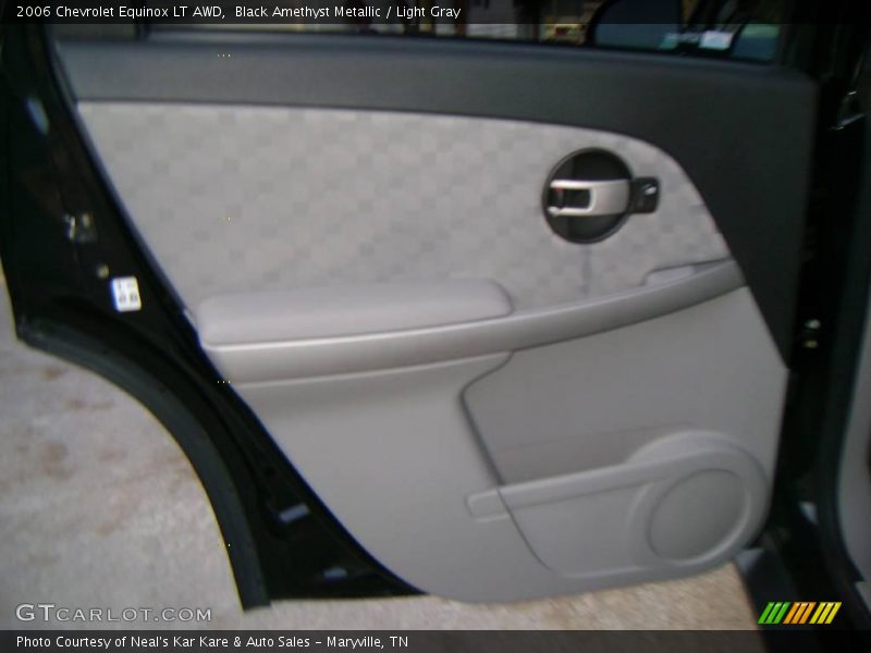 Black Amethyst Metallic / Light Gray 2006 Chevrolet Equinox LT AWD
