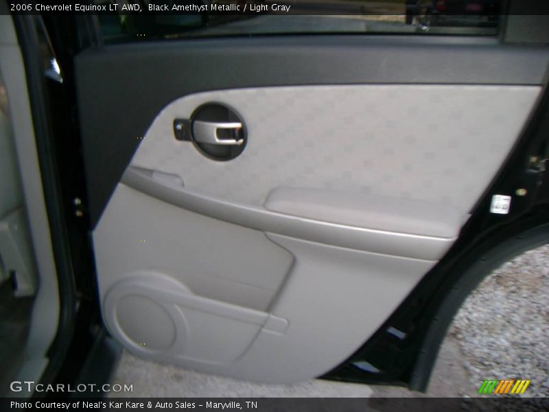 Black Amethyst Metallic / Light Gray 2006 Chevrolet Equinox LT AWD