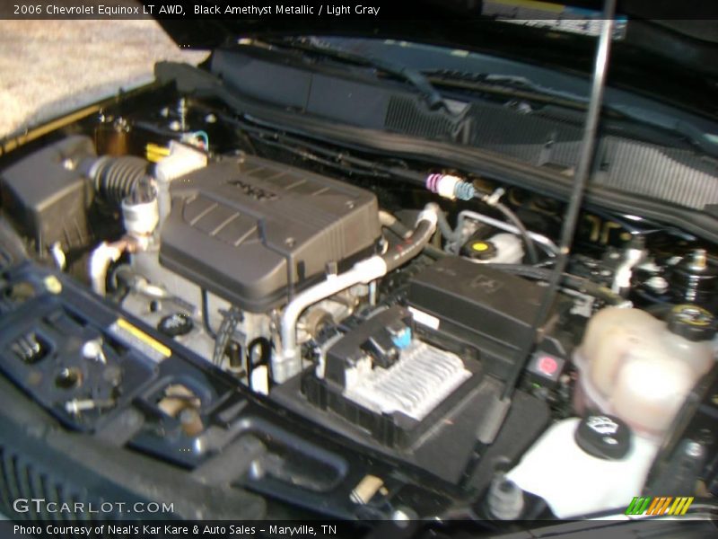 Black Amethyst Metallic / Light Gray 2006 Chevrolet Equinox LT AWD
