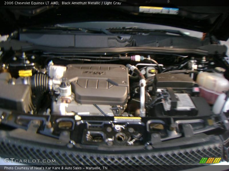 Black Amethyst Metallic / Light Gray 2006 Chevrolet Equinox LT AWD