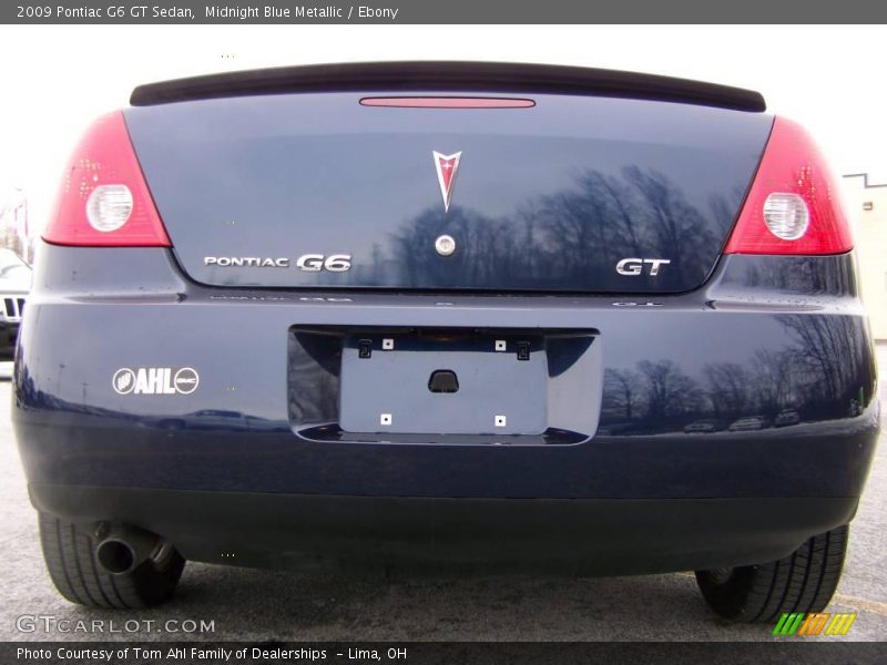 Midnight Blue Metallic / Ebony 2009 Pontiac G6 GT Sedan