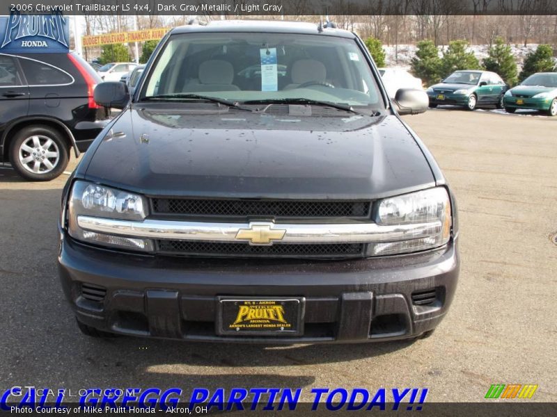 Dark Gray Metallic / Light Gray 2006 Chevrolet TrailBlazer LS 4x4