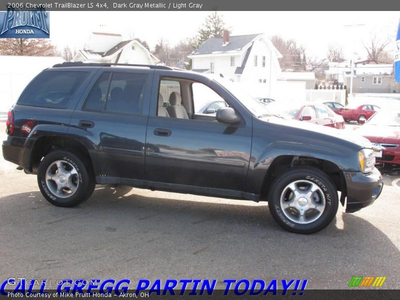 Dark Gray Metallic / Light Gray 2006 Chevrolet TrailBlazer LS 4x4