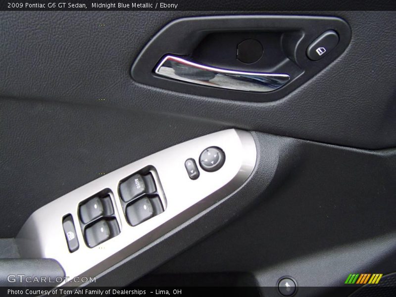 Midnight Blue Metallic / Ebony 2009 Pontiac G6 GT Sedan
