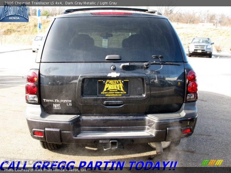 Dark Gray Metallic / Light Gray 2006 Chevrolet TrailBlazer LS 4x4