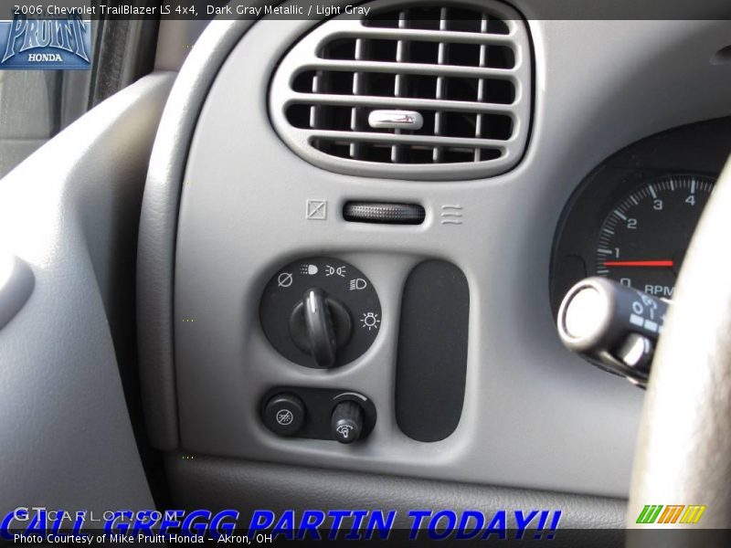 Dark Gray Metallic / Light Gray 2006 Chevrolet TrailBlazer LS 4x4