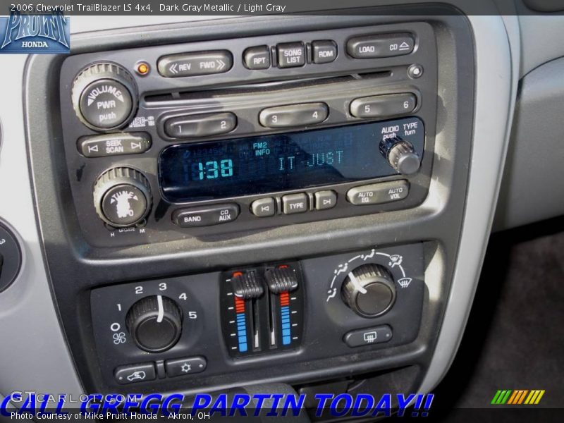 Dark Gray Metallic / Light Gray 2006 Chevrolet TrailBlazer LS 4x4