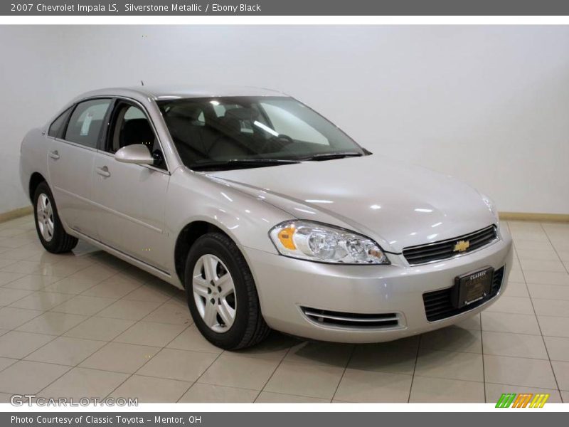 Silverstone Metallic / Ebony Black 2007 Chevrolet Impala LS