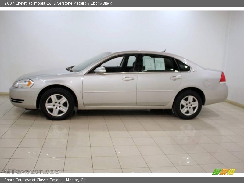 Silverstone Metallic / Ebony Black 2007 Chevrolet Impala LS